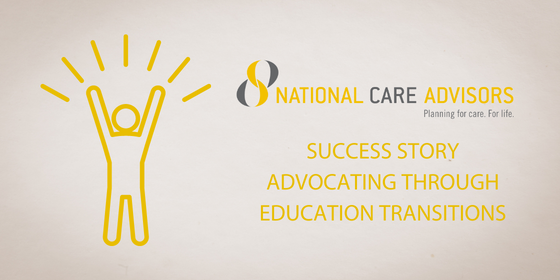 NCA Success Story: Advocating Through Education Transitions